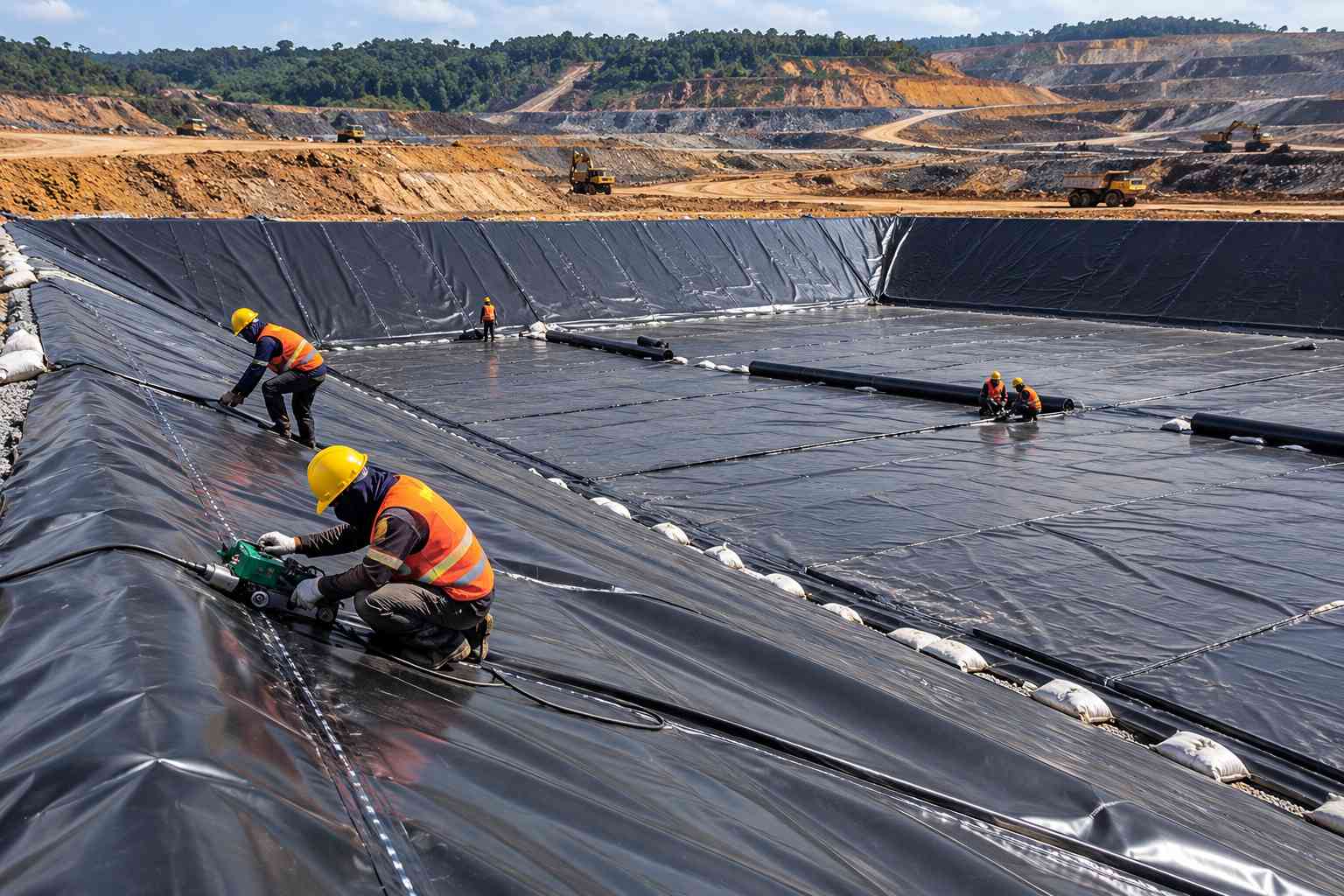 Toko Geomembrane di Kota Palembang